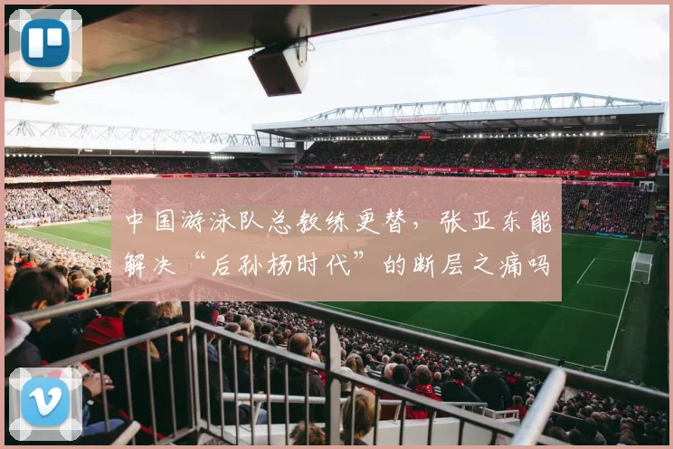 中国游泳队总教练更替,张亚东能解决“后孙杨时代”的断层之痛吗?